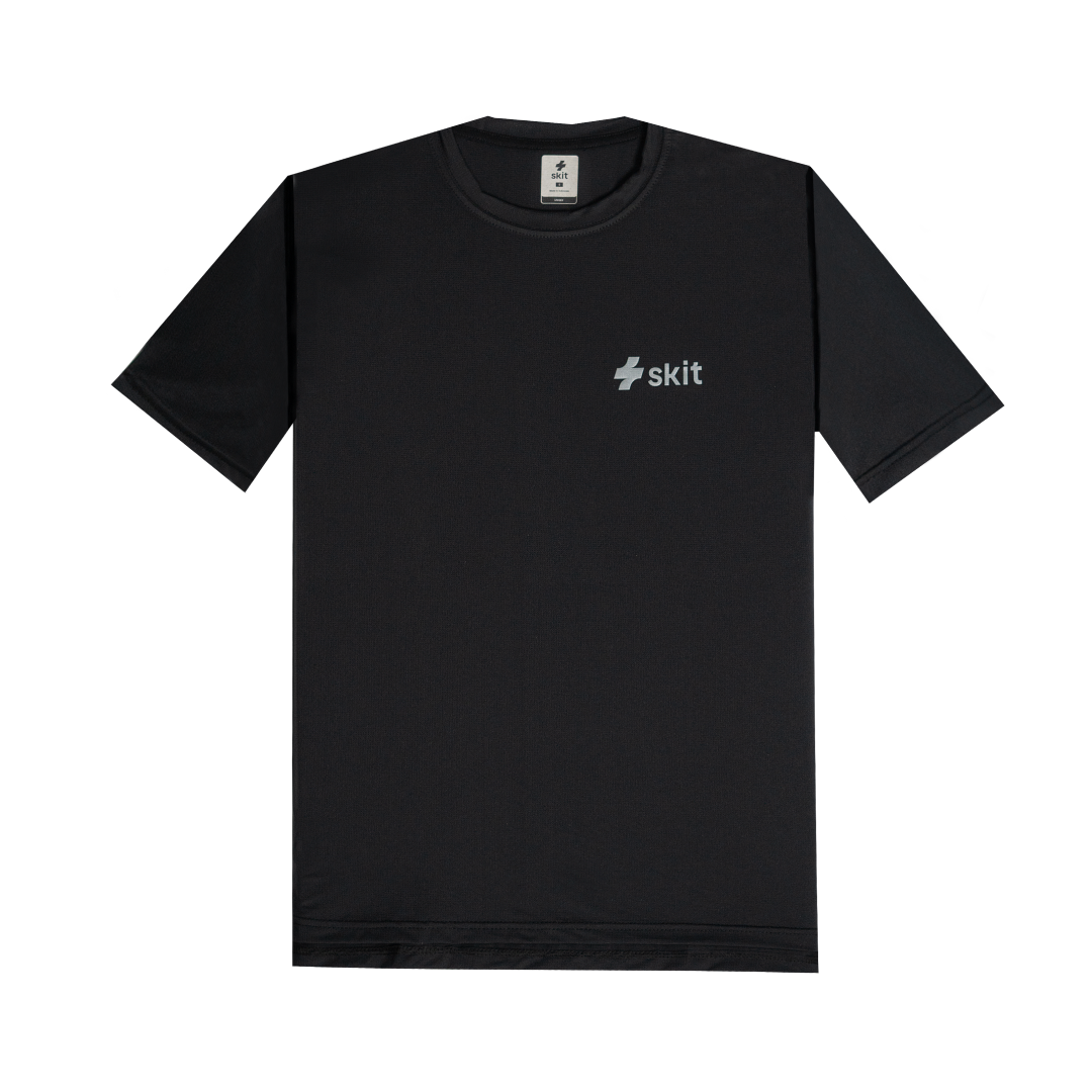 Unisex Short Sleeve Performance Black